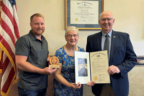 Area Election Official Honored